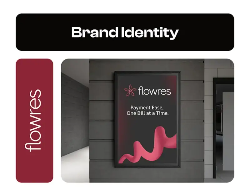 Flowres: An identity system from wordmark to guidelines