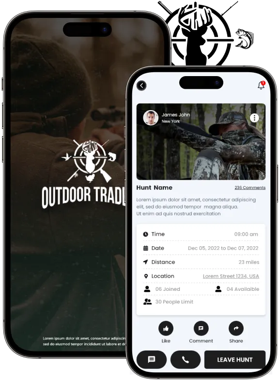 Outdoor Trader: Spots, events and gear trading for anglers and hunters, screenshot 1 of 3