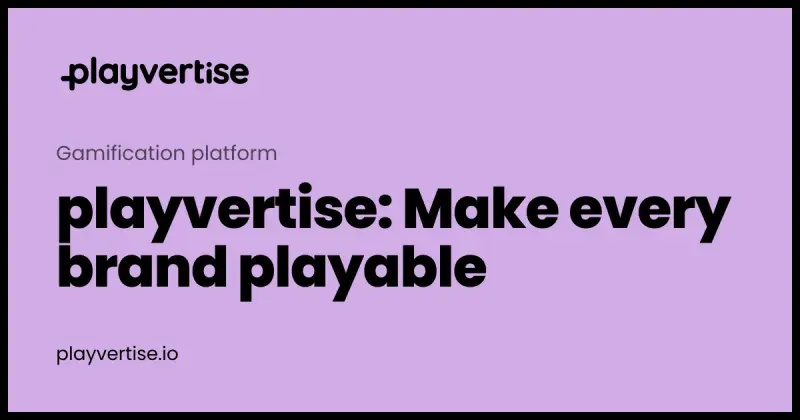 playvertise: Branded games from a brief, with AI doing the heavy lifting