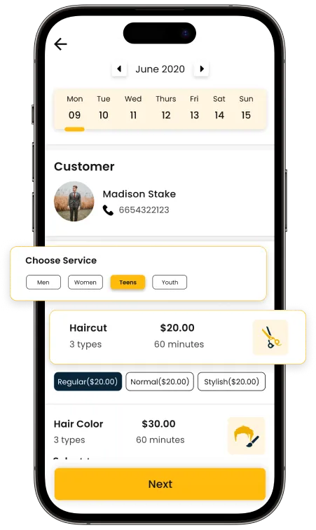 Smox Trimsetters: Rebuilding a salon and barber booking platform, screenshot 1 of 3