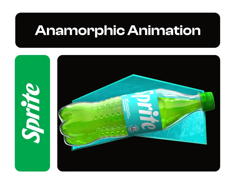Sprite: A 3D anamorphic billboard spot for Sprite Lemon Mint